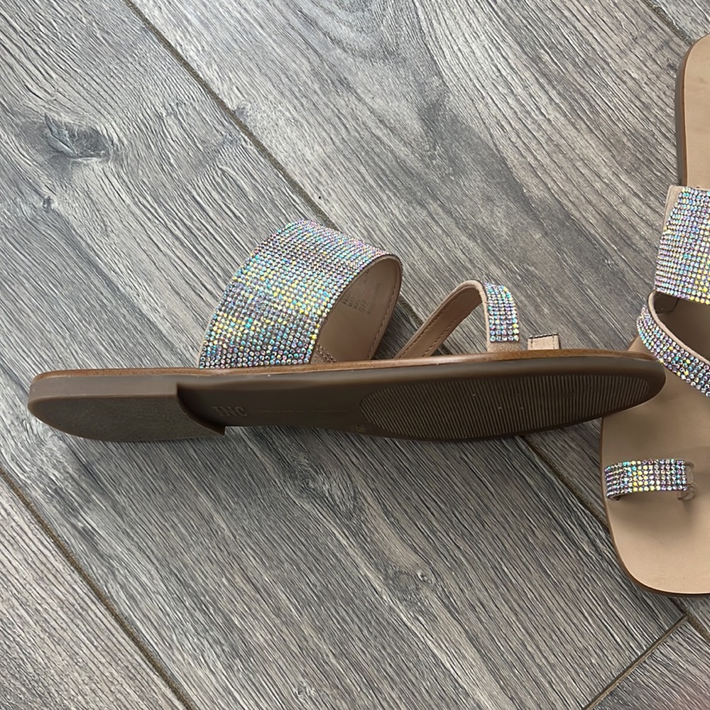 INC Rhinestone sandal 9M - Picture 4 of 10